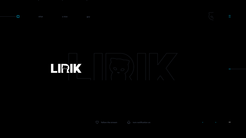 Official Twitch channel cover for LIRIK